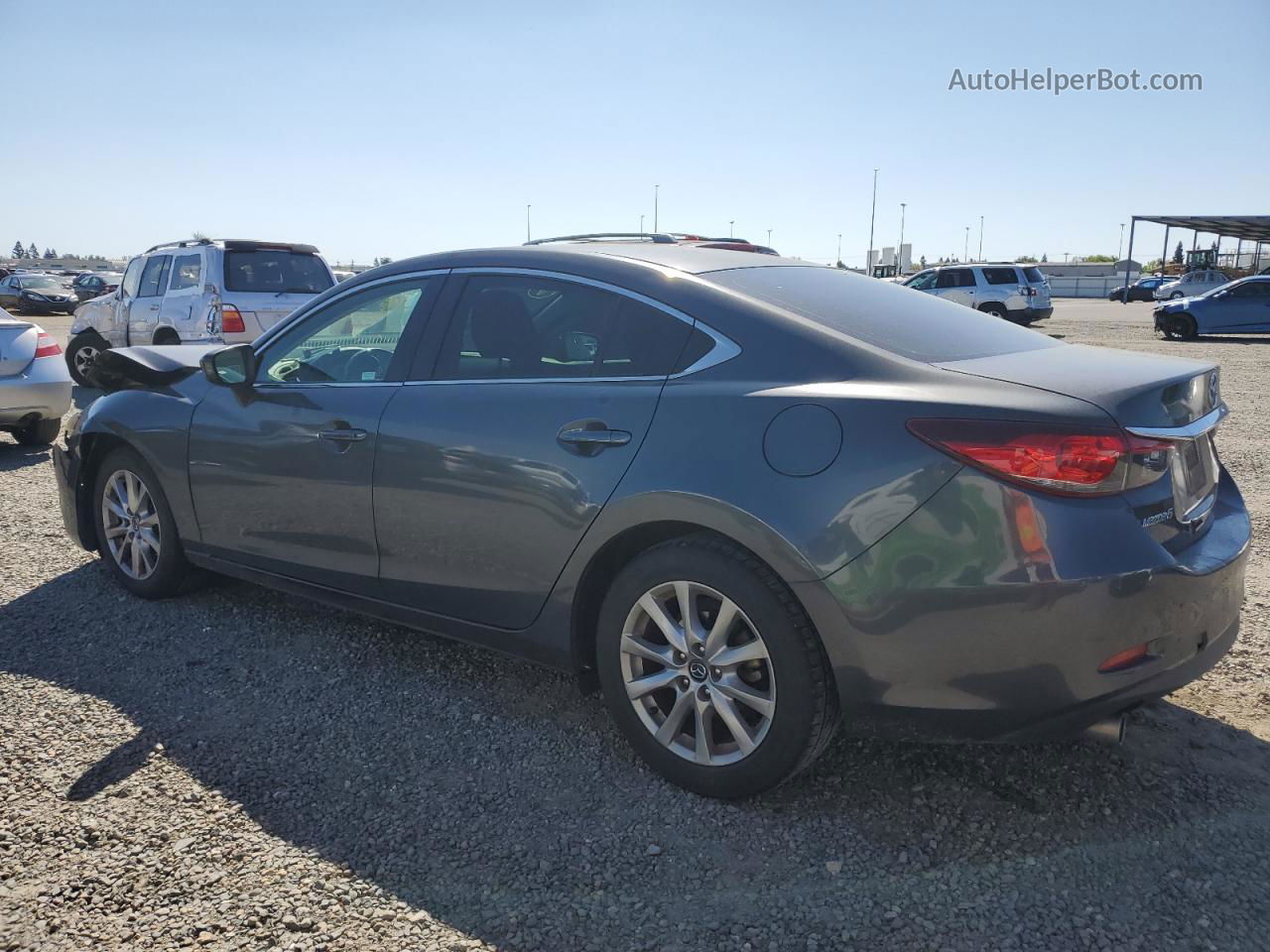 2015 Mazda 6 Sport Gray vin: JM1GJ1U68F1165068