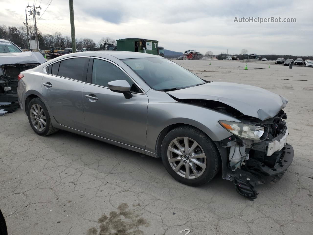 2015 Mazda 6 Sport Silver vin: JM1GJ1U69F1173907