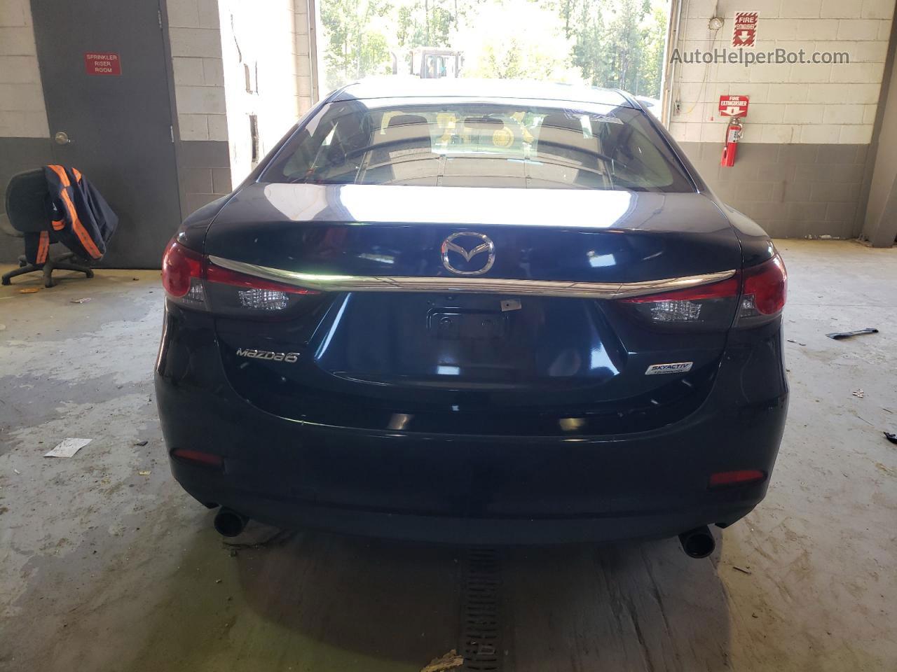 2015 Mazda 6 Sport Blue vin: JM1GJ1U69F1176144