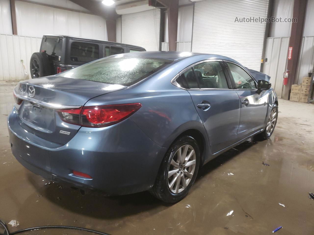 2015 Mazda 6 Sport Синий vin: JM1GJ1U6XF1173124