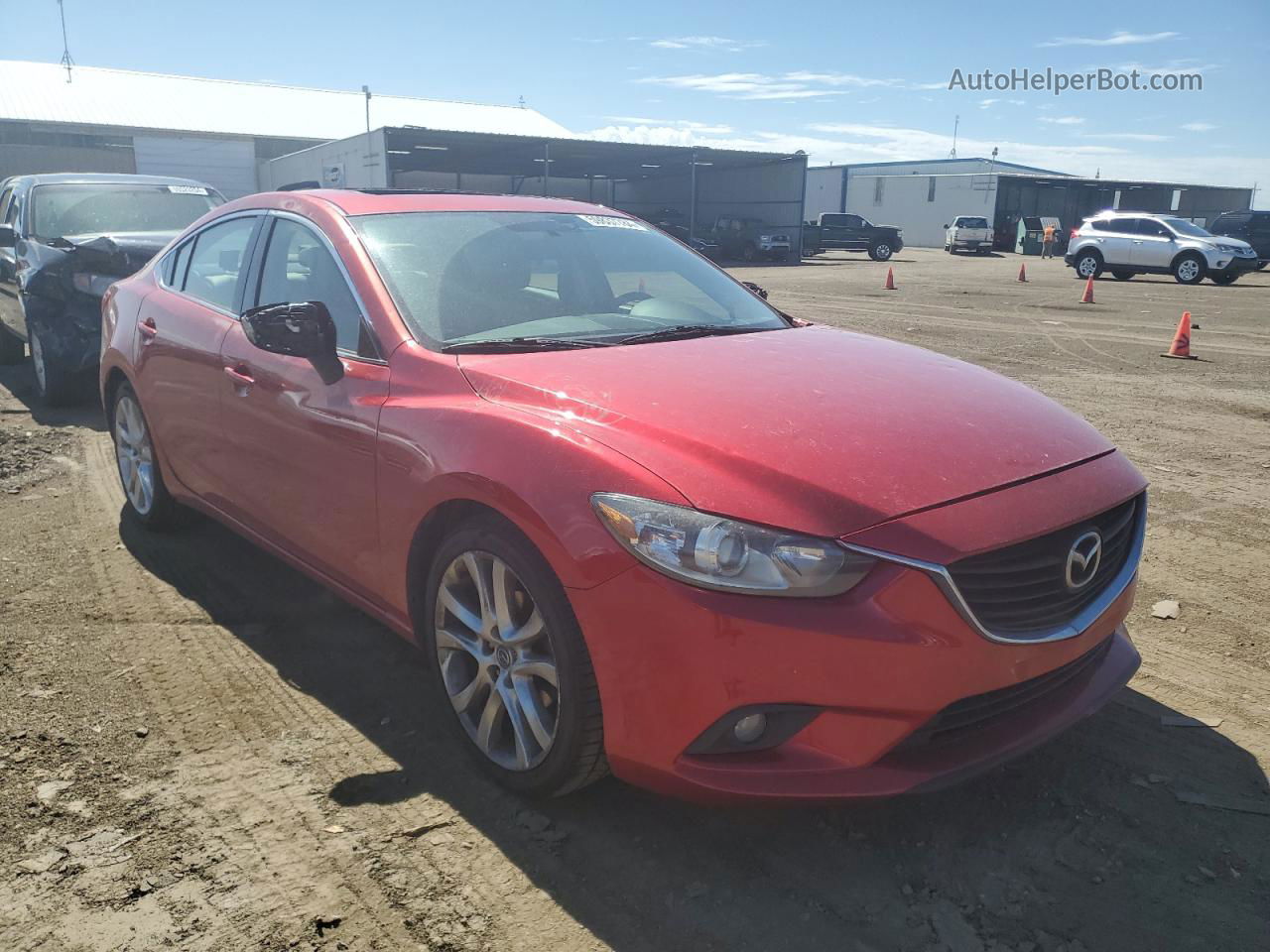 2015 Mazda 6 Touring Red vin: JM1GJ1V50F1183814