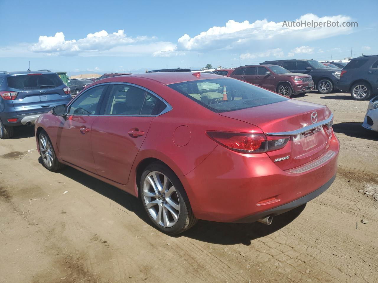 2015 Mazda 6 Touring Red vin: JM1GJ1V50F1183814