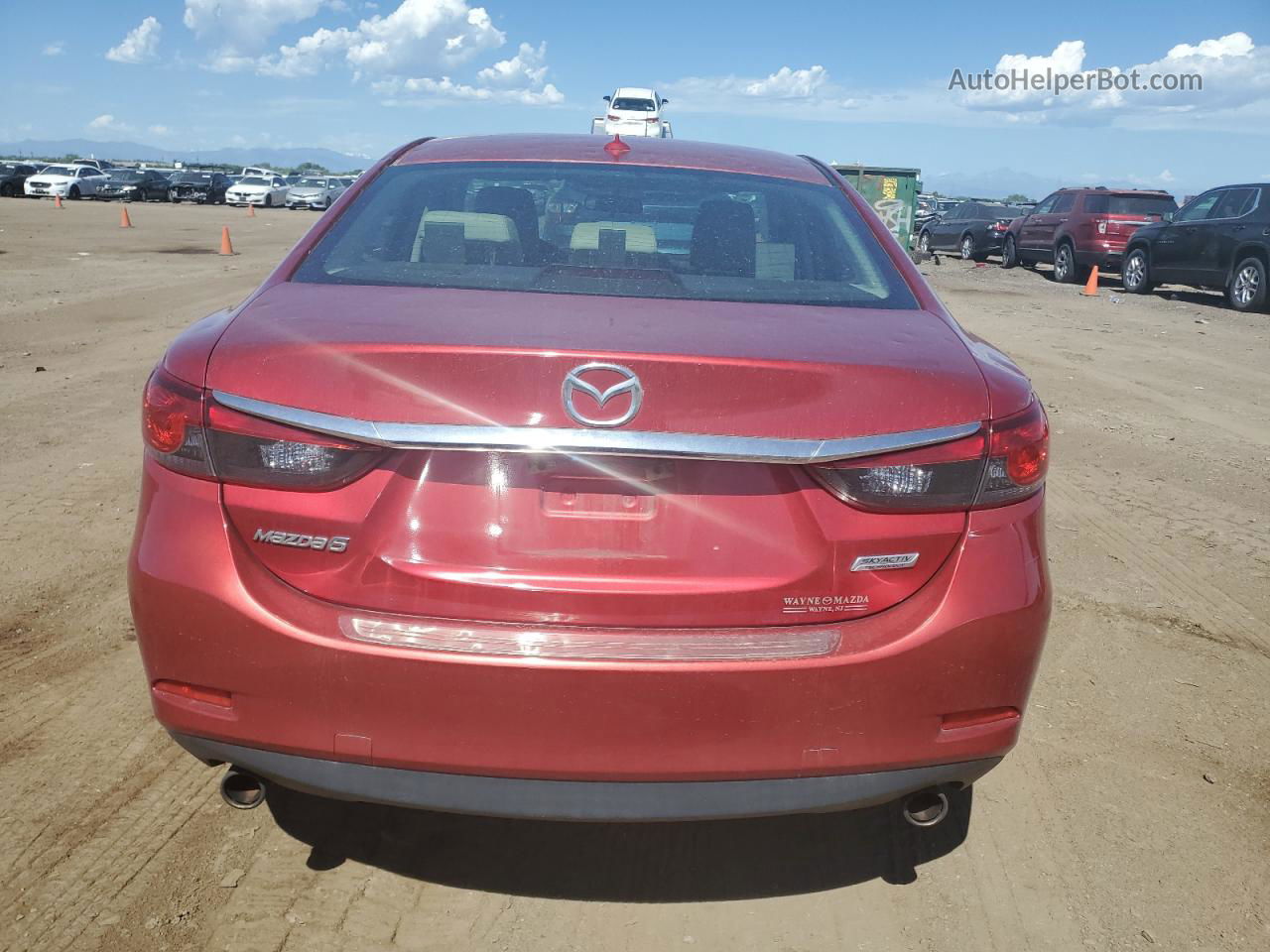 2015 Mazda 6 Touring Red vin: JM1GJ1V50F1183814