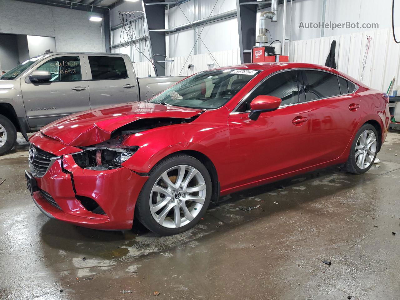 2015 Mazda 6 Touring Red vin: JM1GJ1V50F1186499