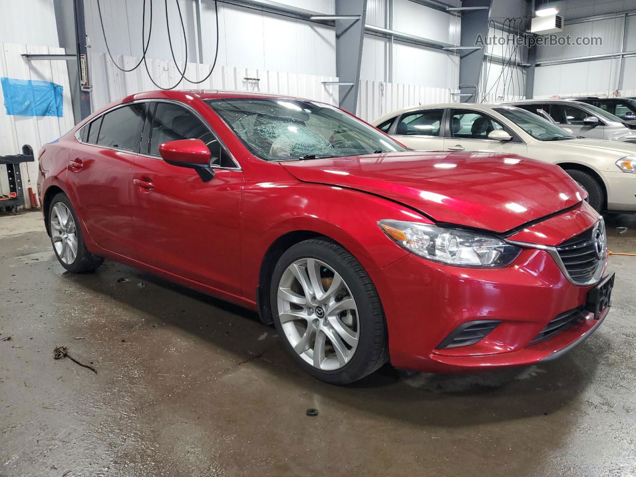 2015 Mazda 6 Touring Red vin: JM1GJ1V50F1186499