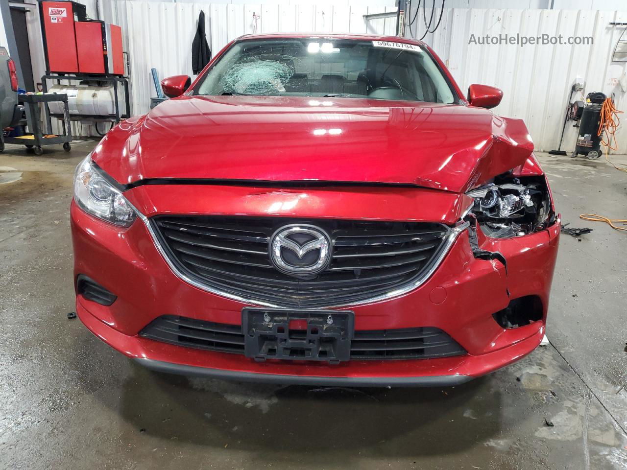 2015 Mazda 6 Touring Red vin: JM1GJ1V50F1186499