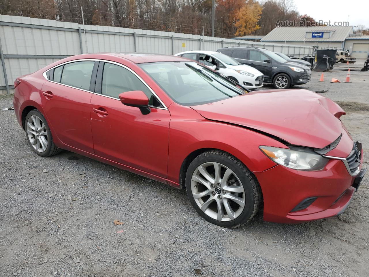 2015 Mazda 6 Touring Red vin: JM1GJ1V50F1198233