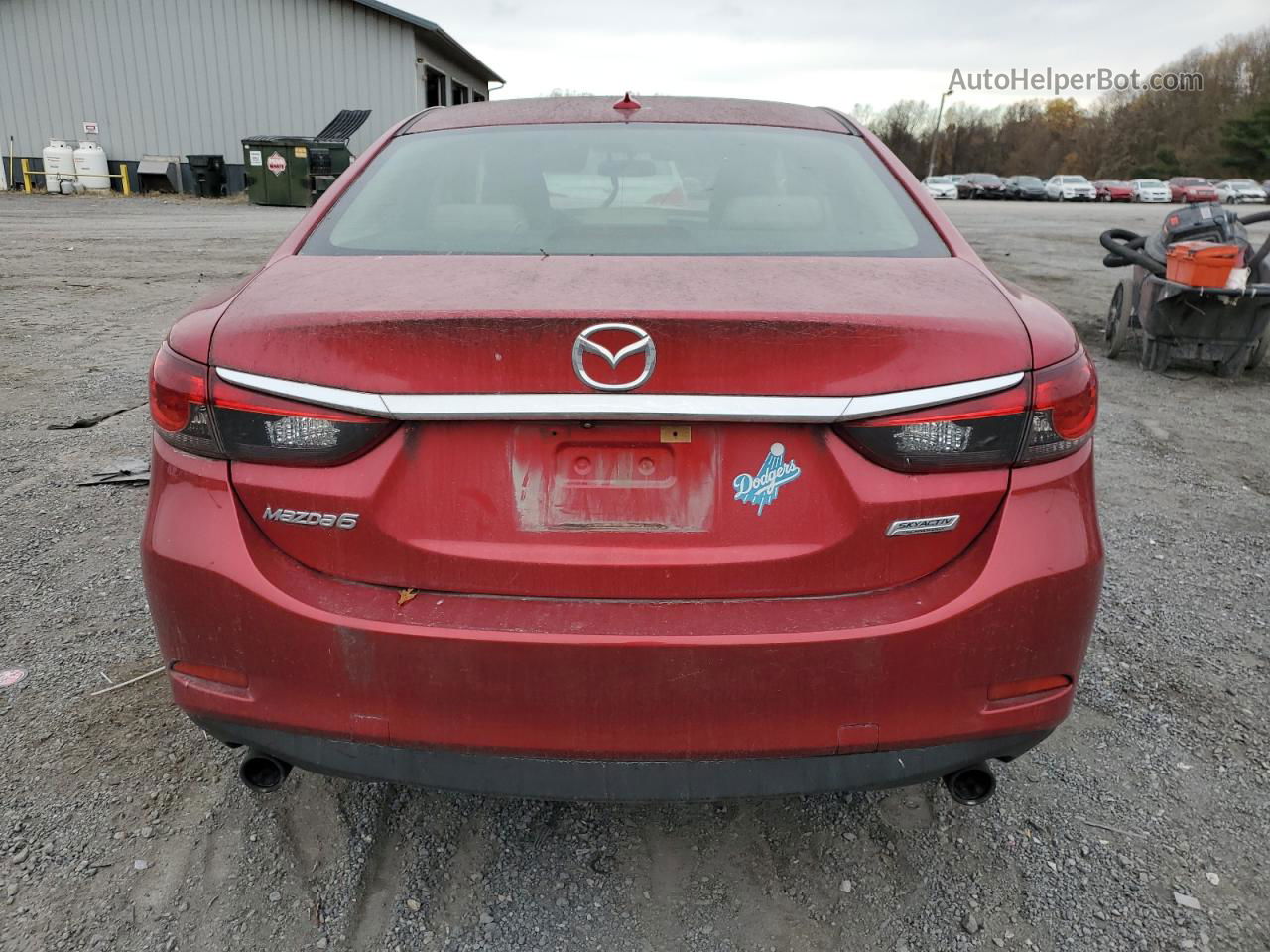 2015 Mazda 6 Touring Red vin: JM1GJ1V50F1198233