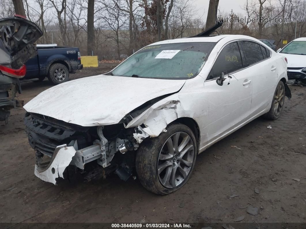 2015 Mazda Mazda6 I Touring White vin: JM1GJ1V50F1216228