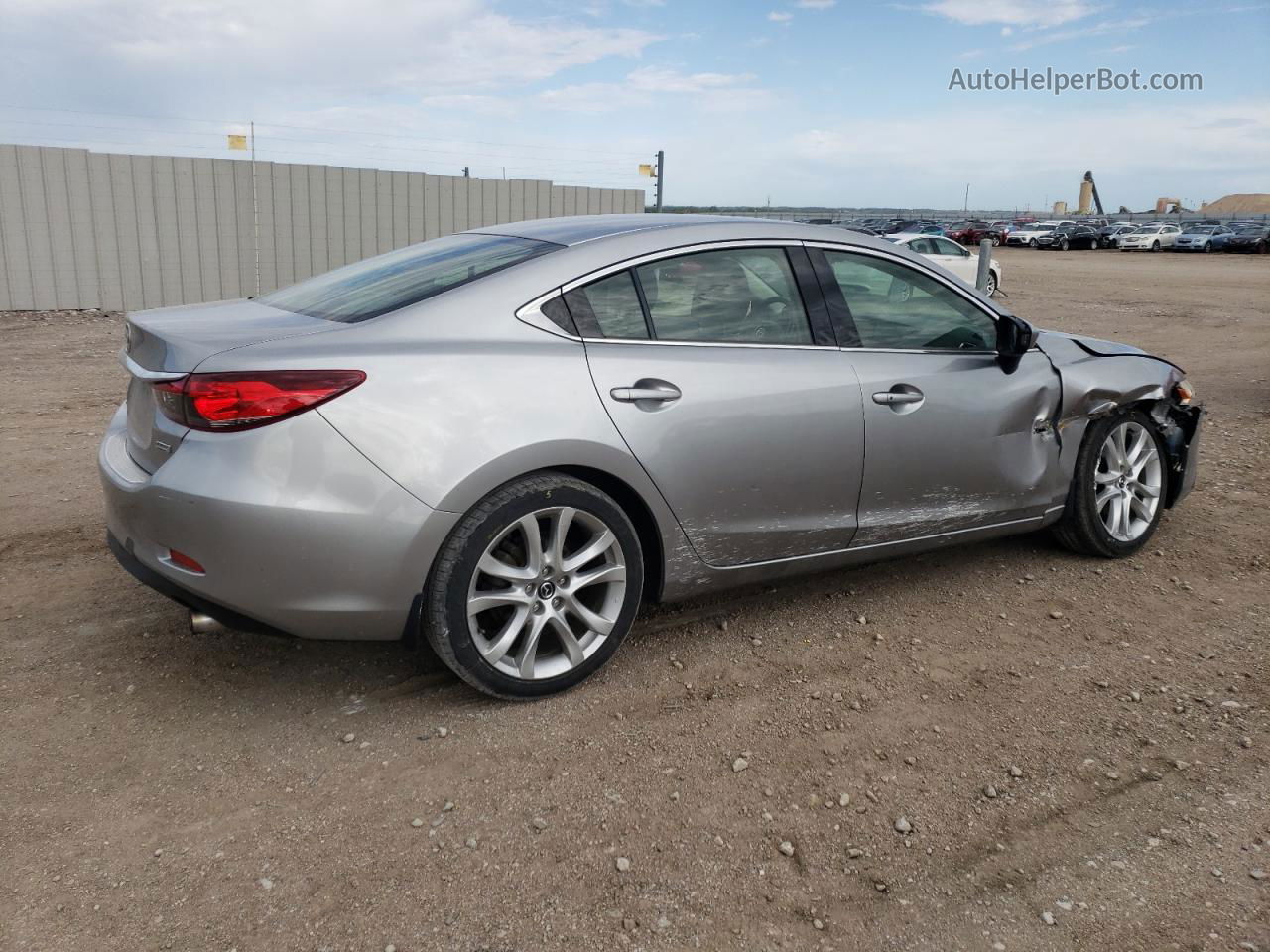 2015 Mazda 6 Touring Silver vin: JM1GJ1V50F1217895