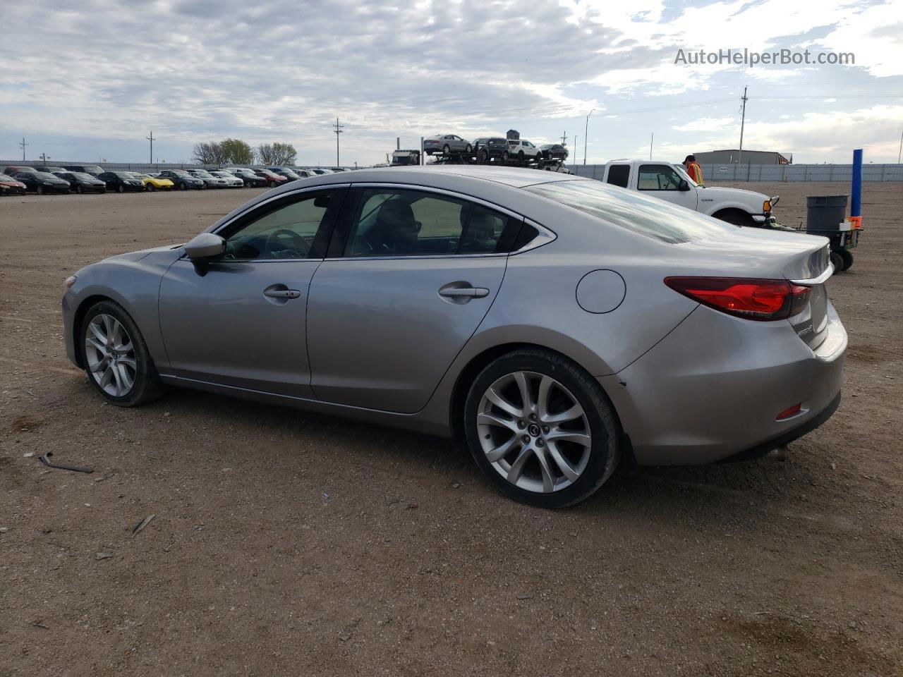 2015 Mazda 6 Touring Silver vin: JM1GJ1V50F1217895