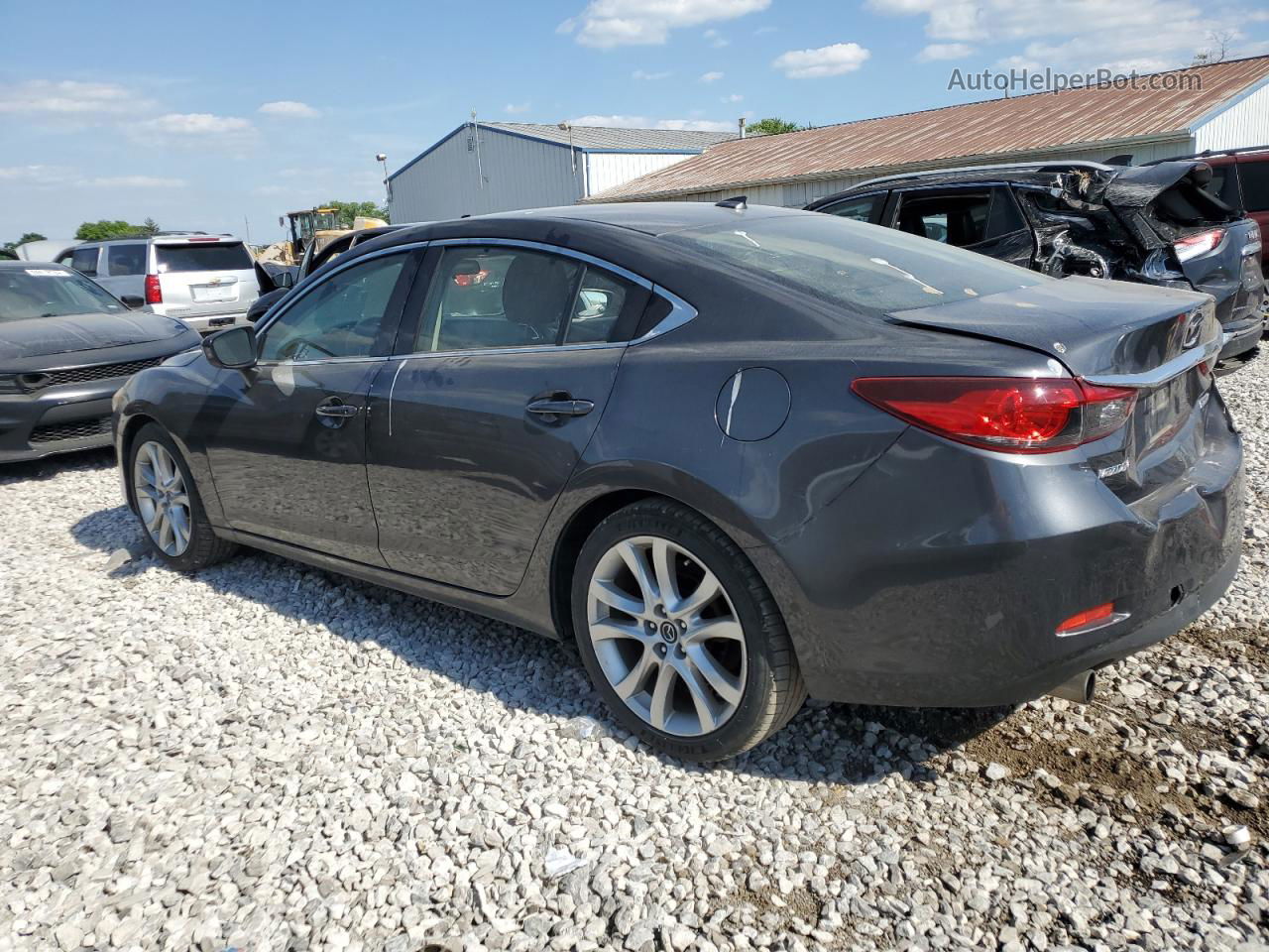 2015 Mazda 6 Touring Gray vin: JM1GJ1V51F1186432