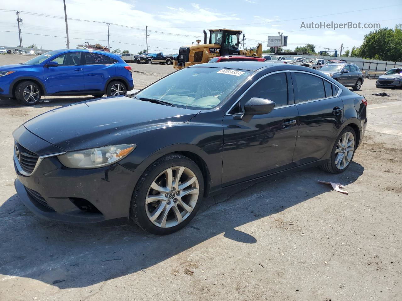 2015 Mazda 6 Touring Черный vin: JM1GJ1V51F1191467