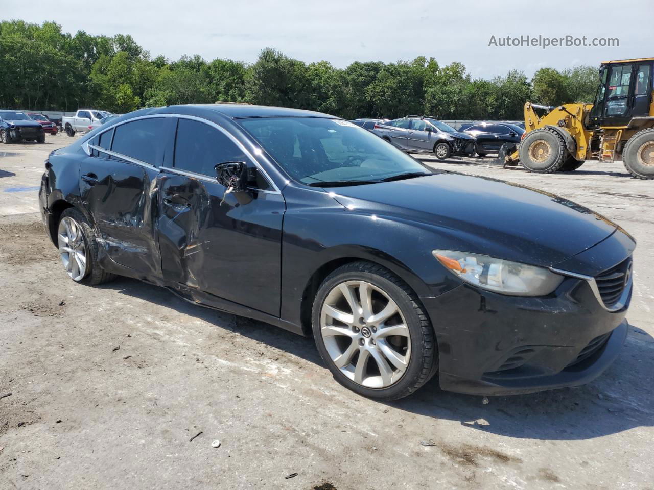 2015 Mazda 6 Touring Black vin: JM1GJ1V51F1191467