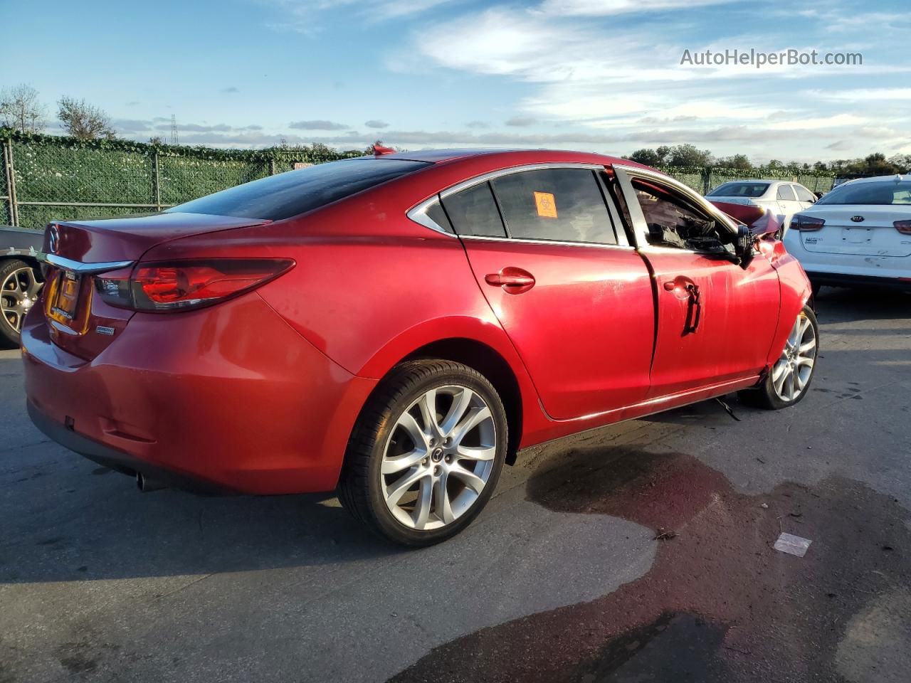 2015 Mazda 6 Touring Red vin: JM1GJ1V51F1191517