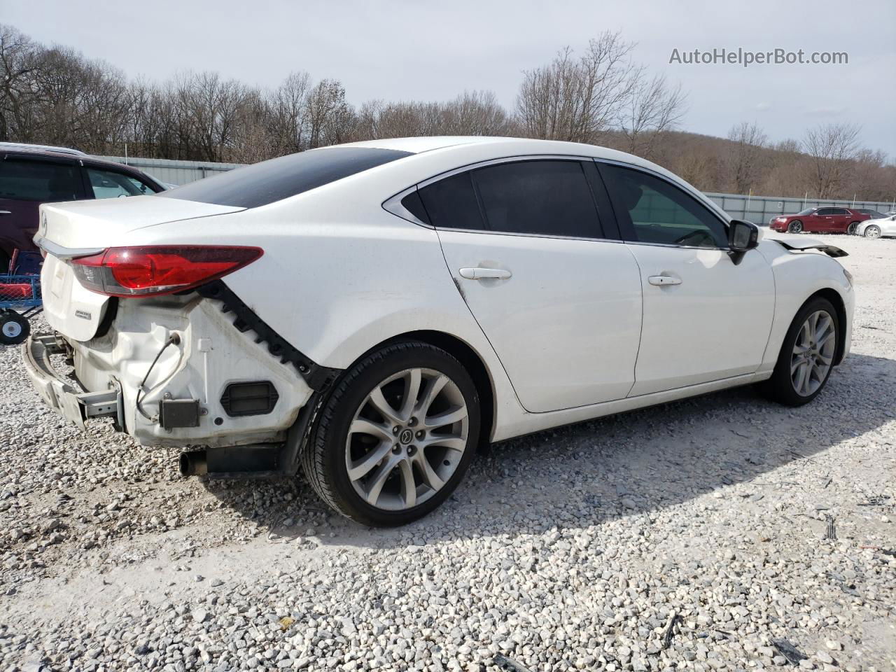 2015 Mazda 6 Touring White vin: JM1GJ1V51F1194708