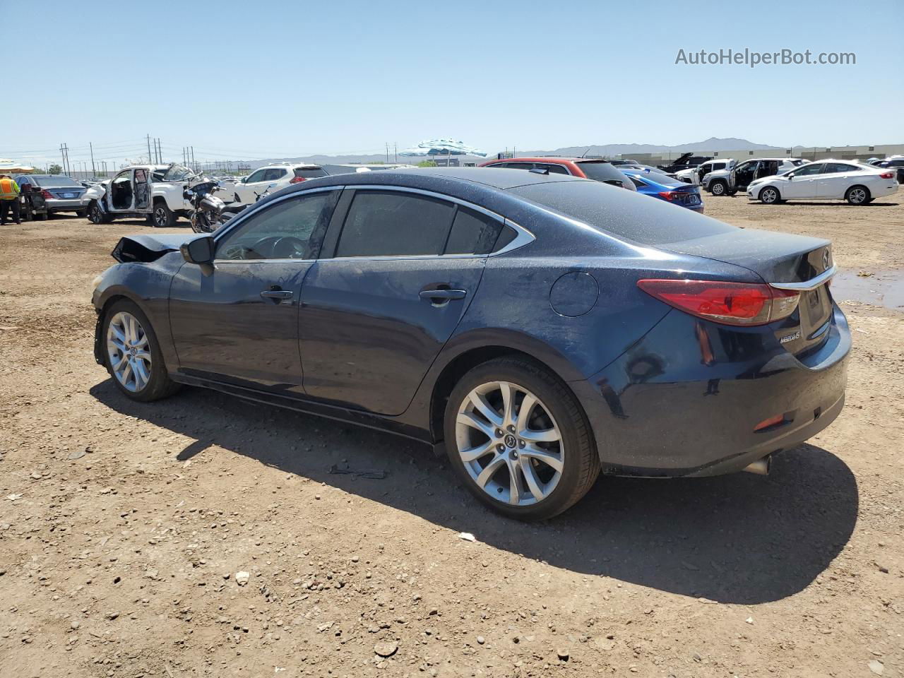 2015 Mazda 6 Touring Blue vin: JM1GJ1V51F1195020