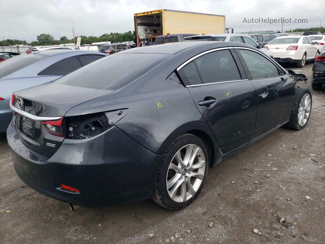 2015 Mazda 6 Touring Gray vin: JM1GJ1V51F1205805