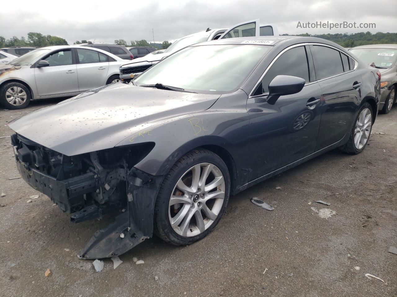 2015 Mazda 6 Touring Серый vin: JM1GJ1V51F1205805