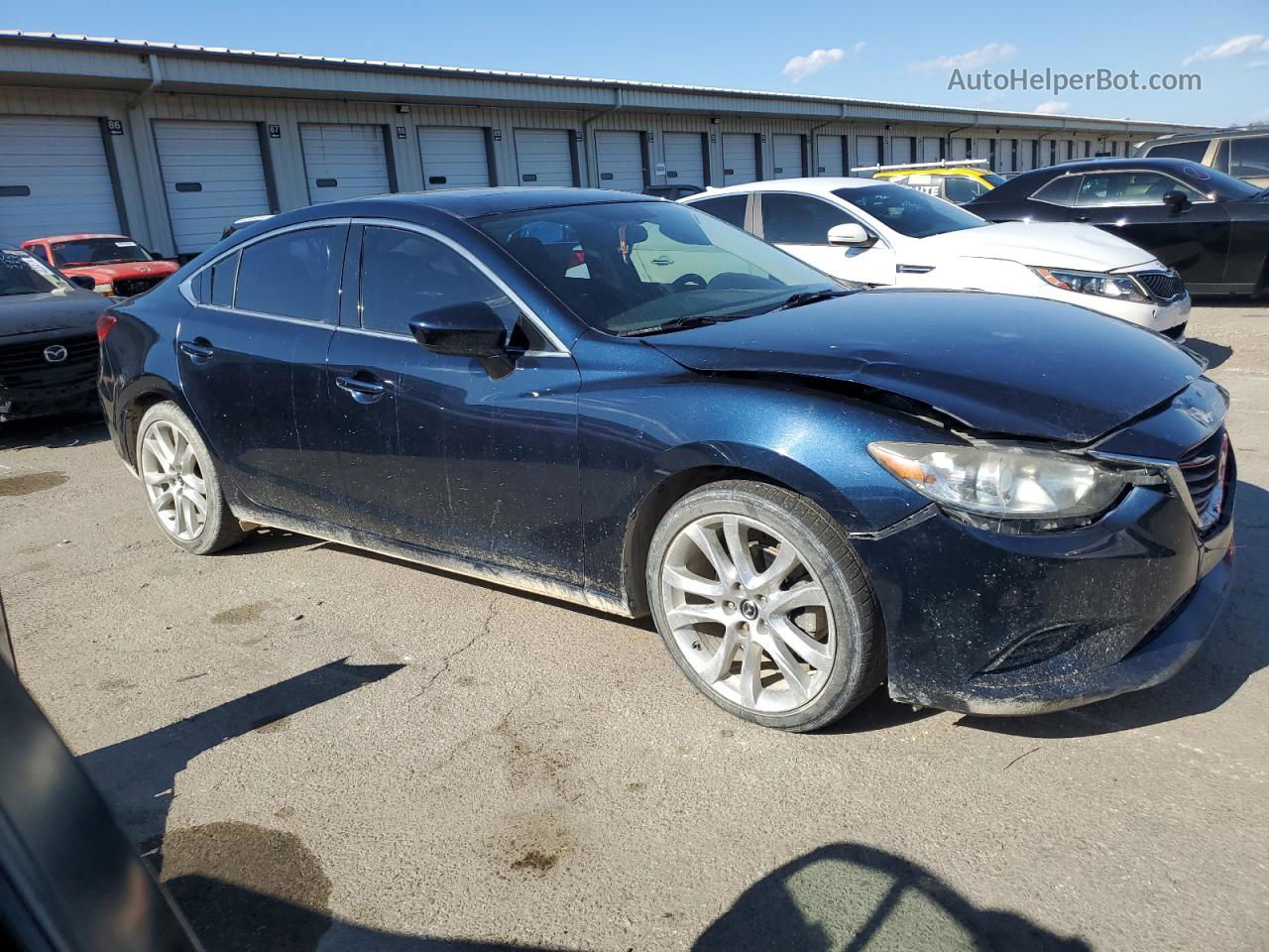 2015 Mazda 6 Touring Синий vin: JM1GJ1V51F1210132