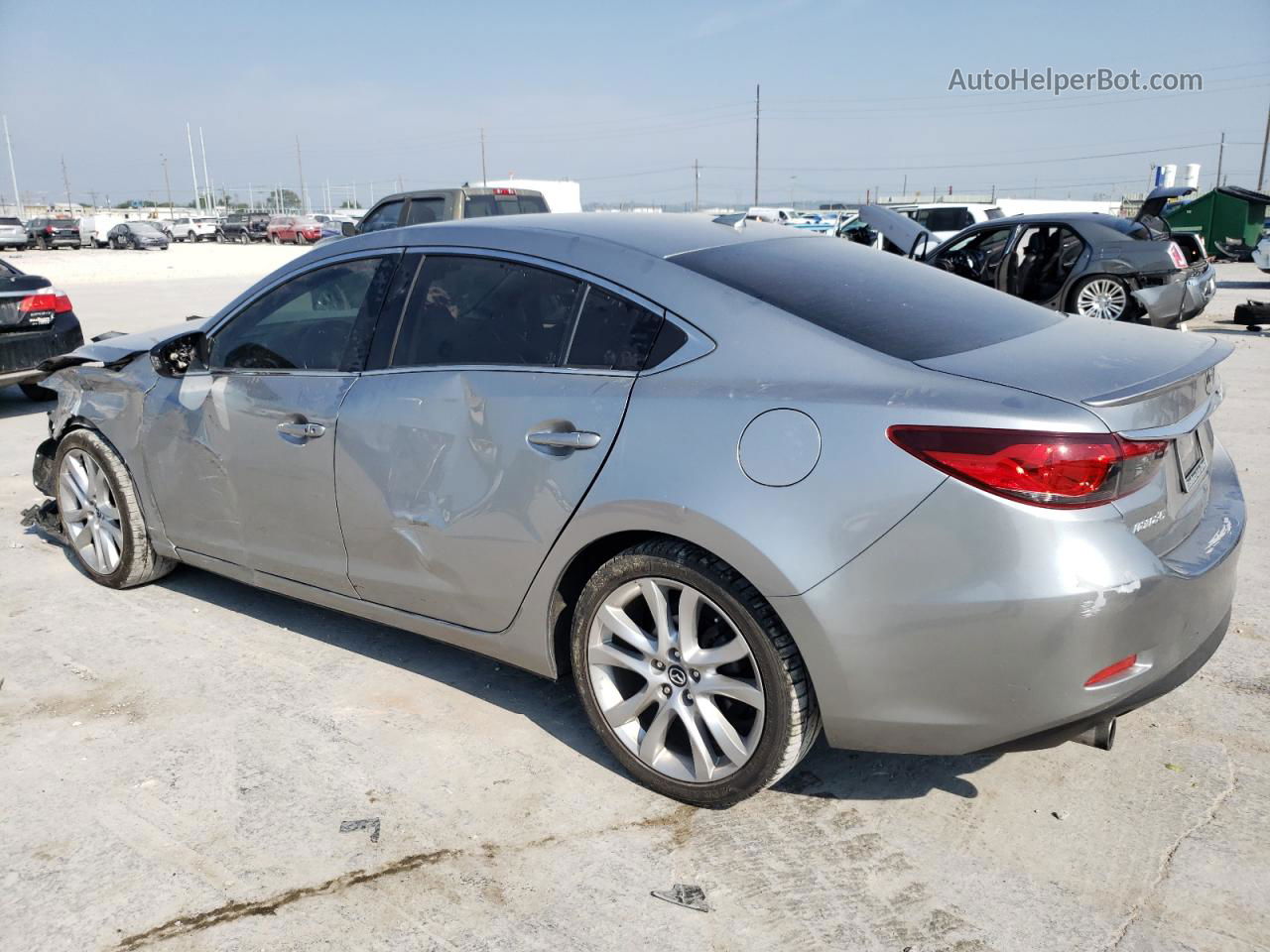 2015 Mazda 6 Touring Silver vin: JM1GJ1V52F1179604