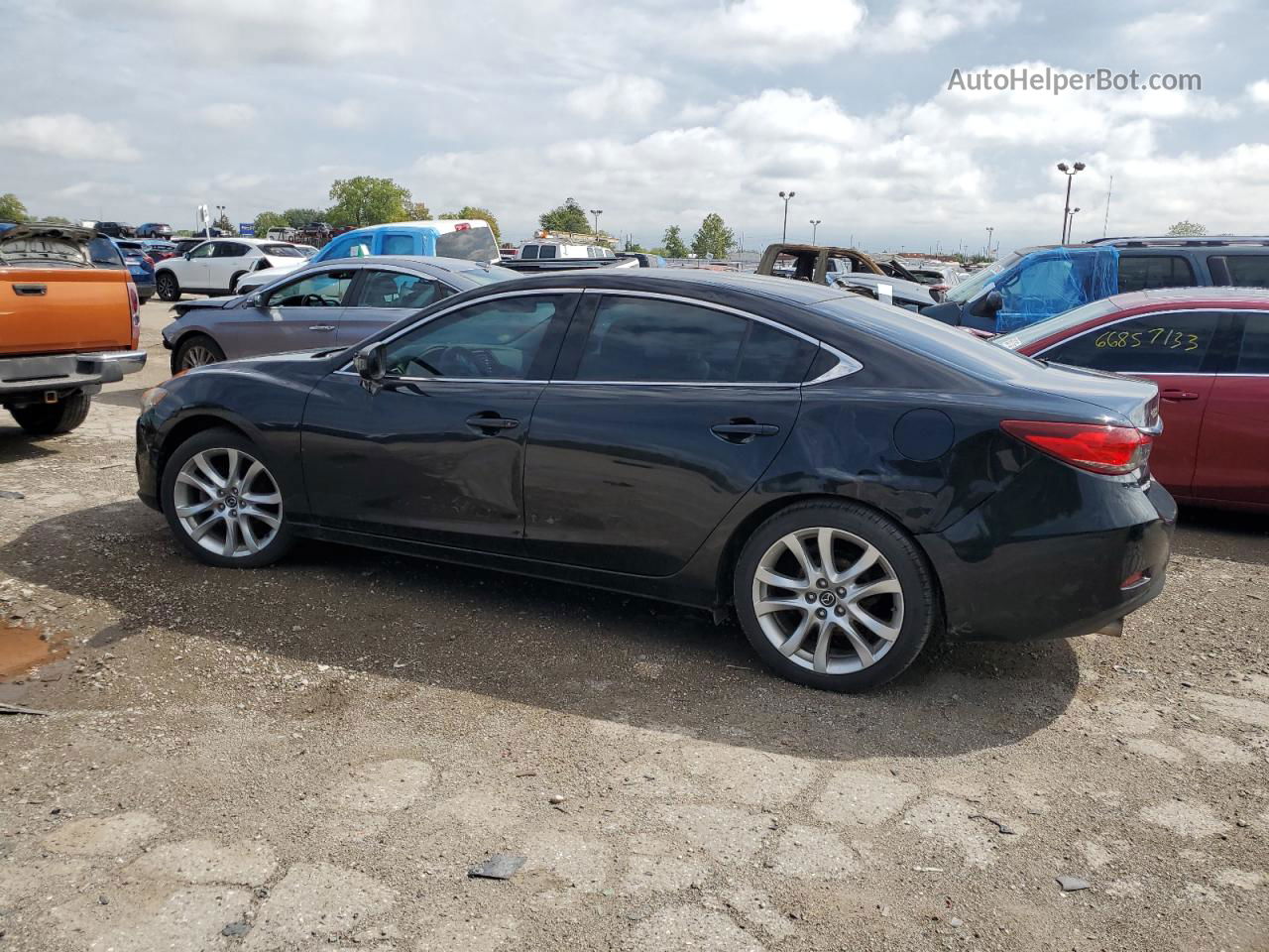 2015 Mazda 6 Touring Black vin: JM1GJ1V52F1214903