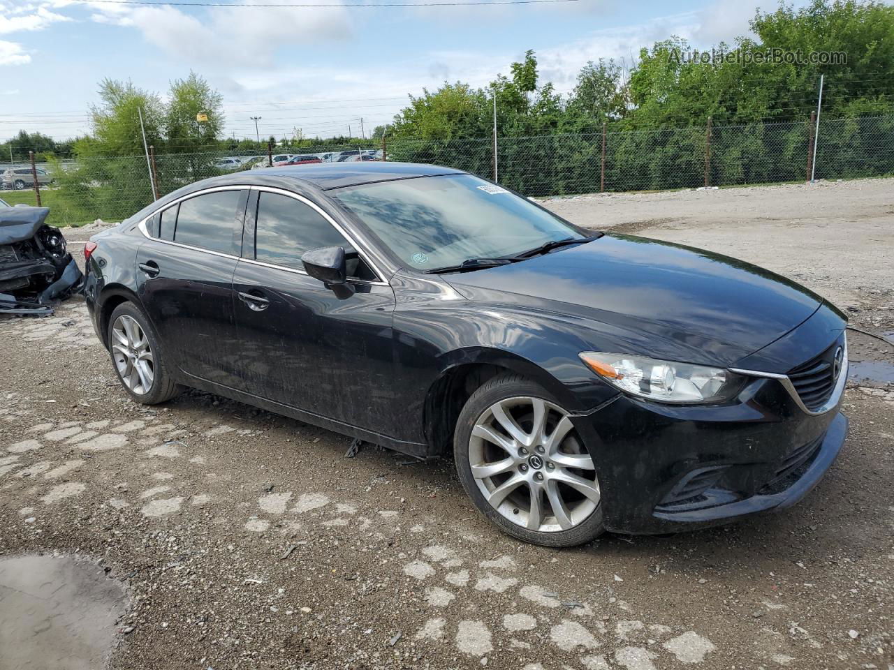 2015 Mazda 6 Touring Black vin: JM1GJ1V52F1214903