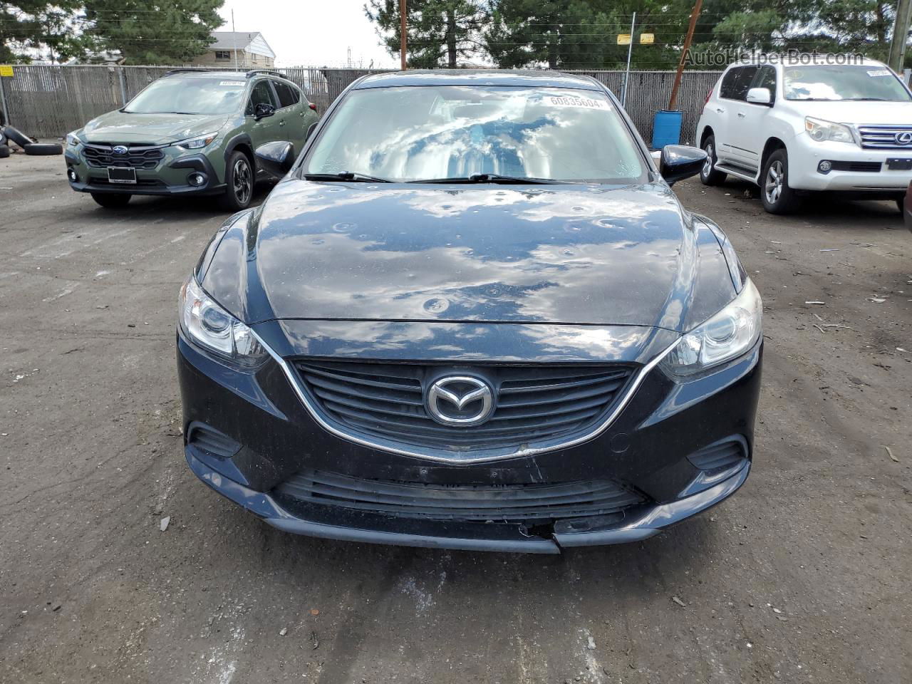 2015 Mazda 6 Touring Black vin: JM1GJ1V52F1218644