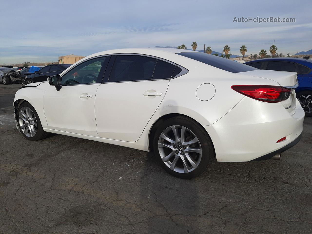 2015 Mazda 6 Touring White vin: JM1GJ1V52F1222502