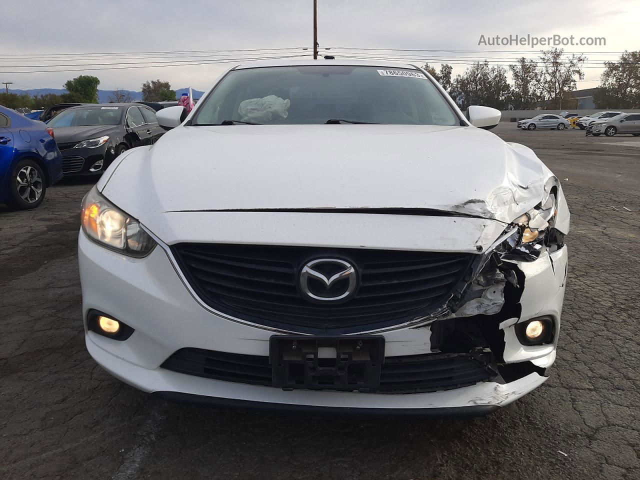 2015 Mazda 6 Touring White vin: JM1GJ1V52F1222502