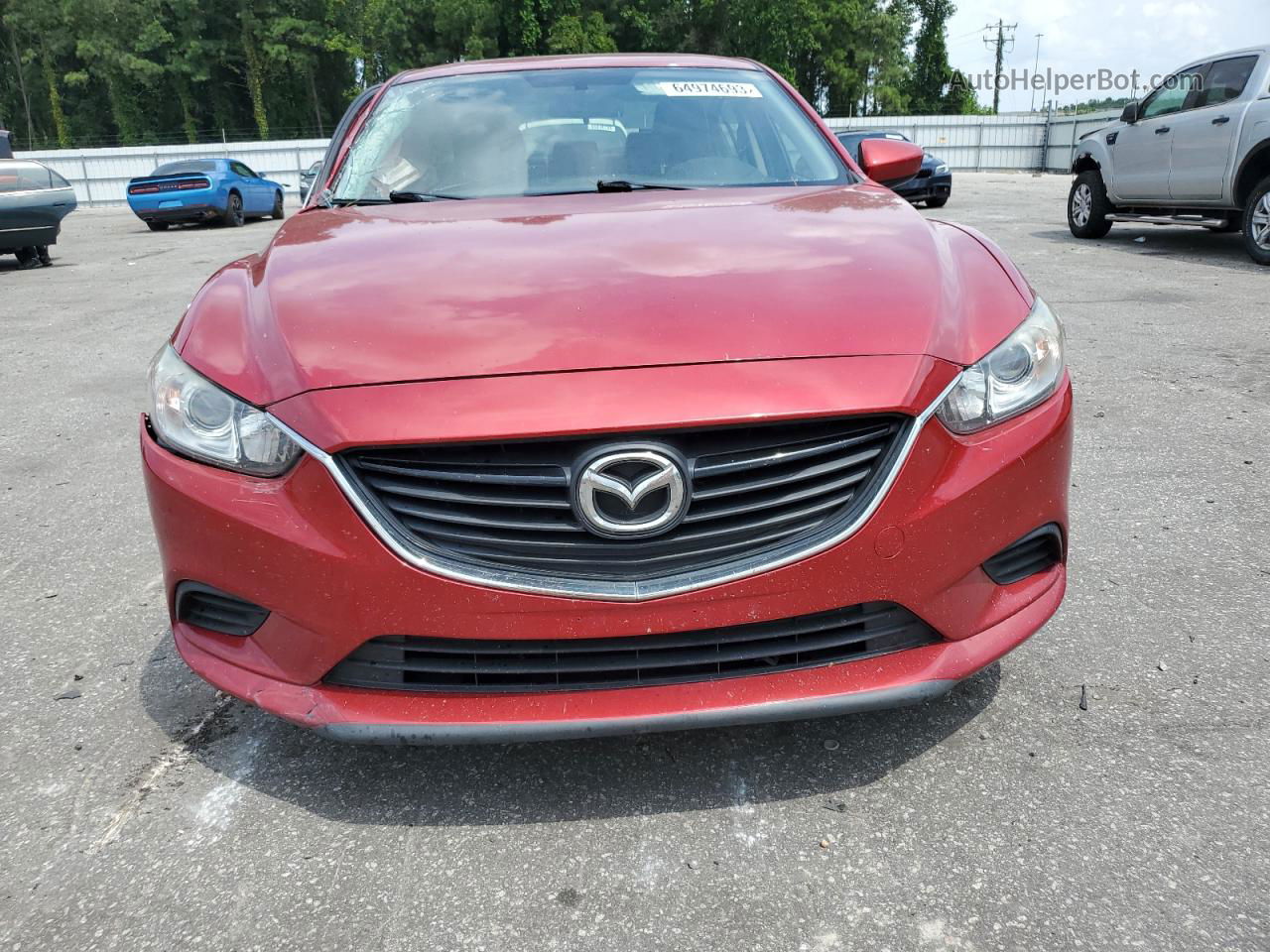 2015 Mazda 6 Touring Red vin: JM1GJ1V53F1199926