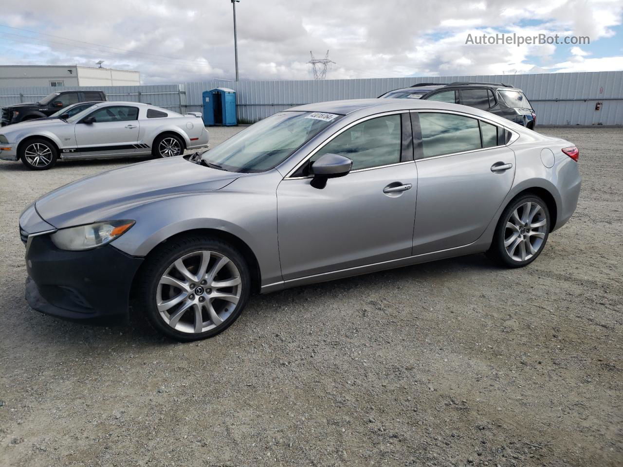 2015 Mazda 6 Touring Silver vin: JM1GJ1V53F1202386