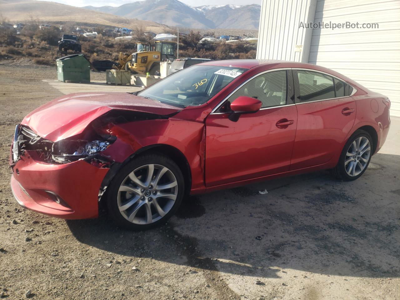 2016 Mazda 6 Touring Red vin: JM1GJ1V53G1416537