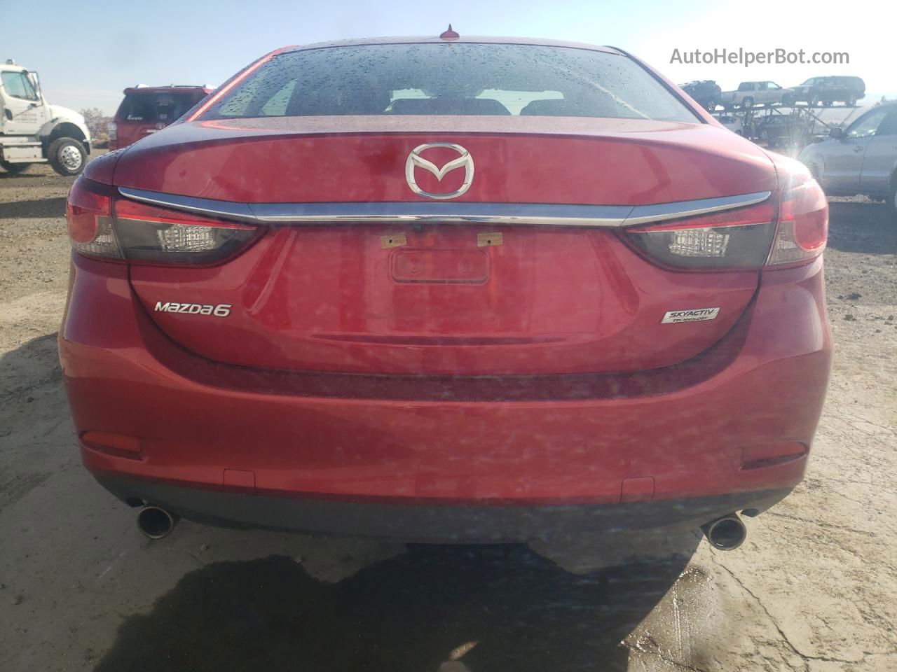 2016 Mazda 6 Touring Red vin: JM1GJ1V53G1416537