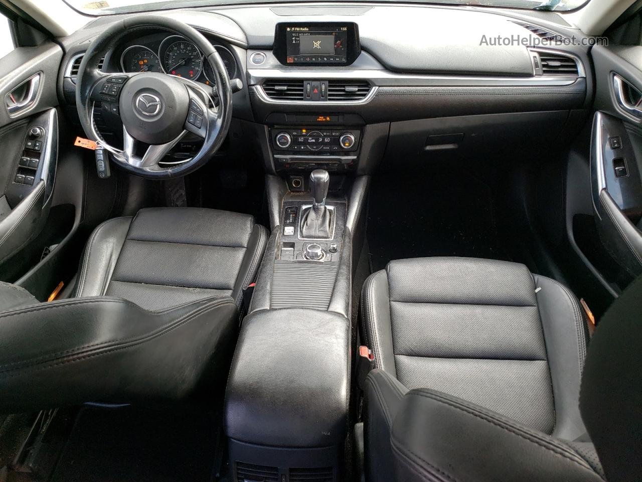 2016 Mazda 6 Touring Black vin: JM1GJ1V53G1453832