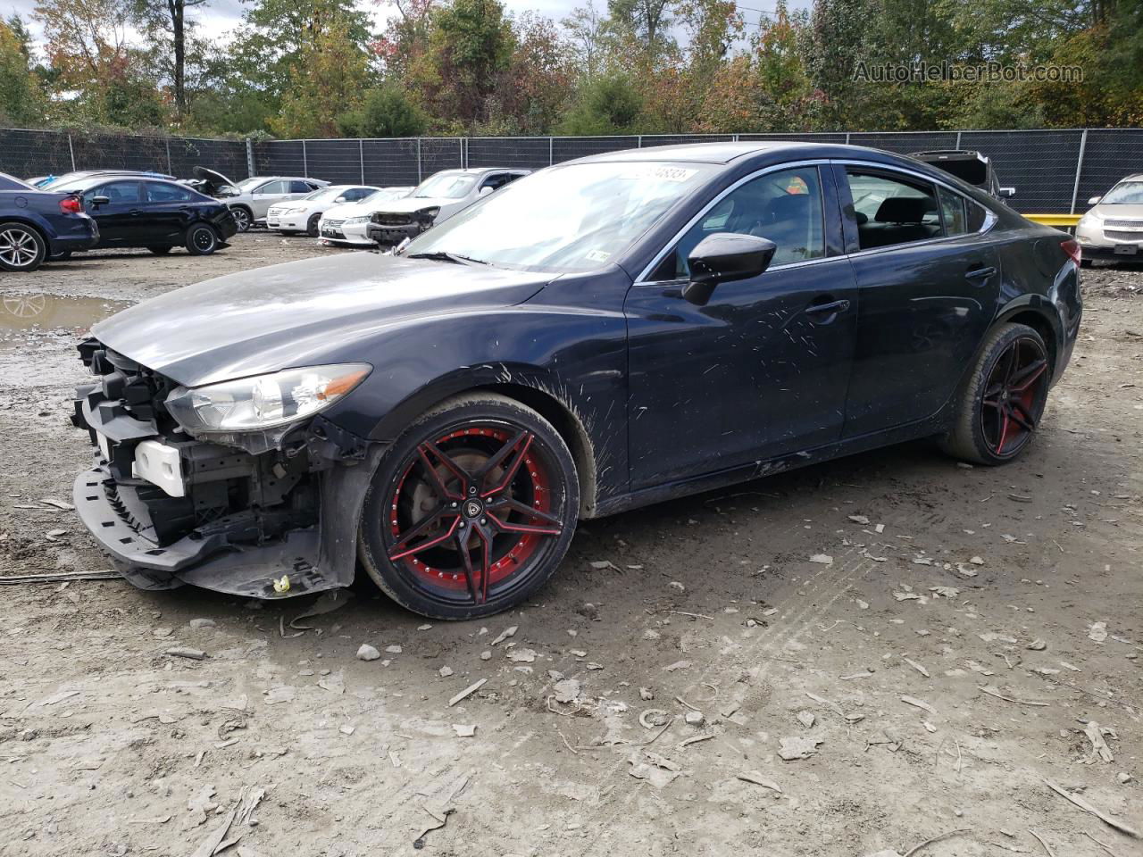 2016 Mazda 6 Touring Black vin: JM1GJ1V53G1453832