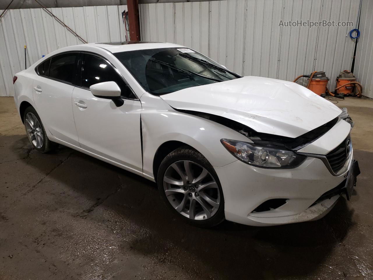 2016 Mazda 6 Touring White vin: JM1GJ1V53G1464748