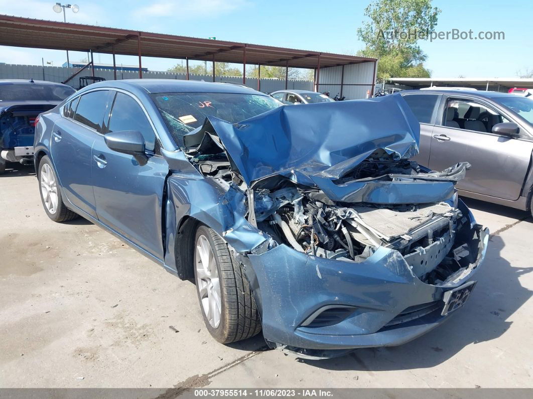 2016 Mazda Mazda6 I Touring Blue vin: JM1GJ1V53G1482697