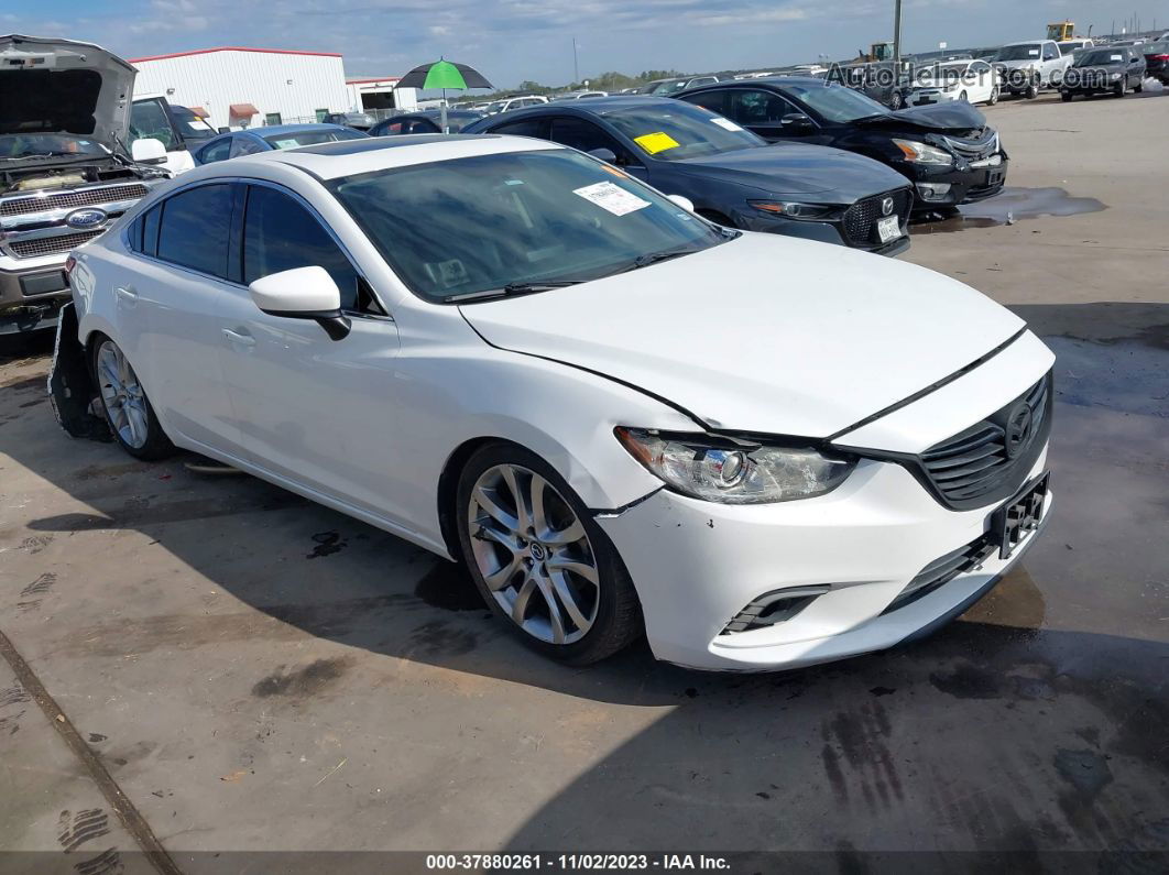 2016 Mazda Mazda6 I Touring White vin: JM1GJ1V53G1483364