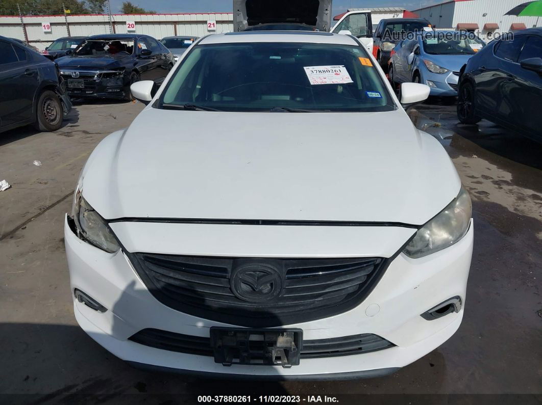 2016 Mazda Mazda6 I Touring White vin: JM1GJ1V53G1483364