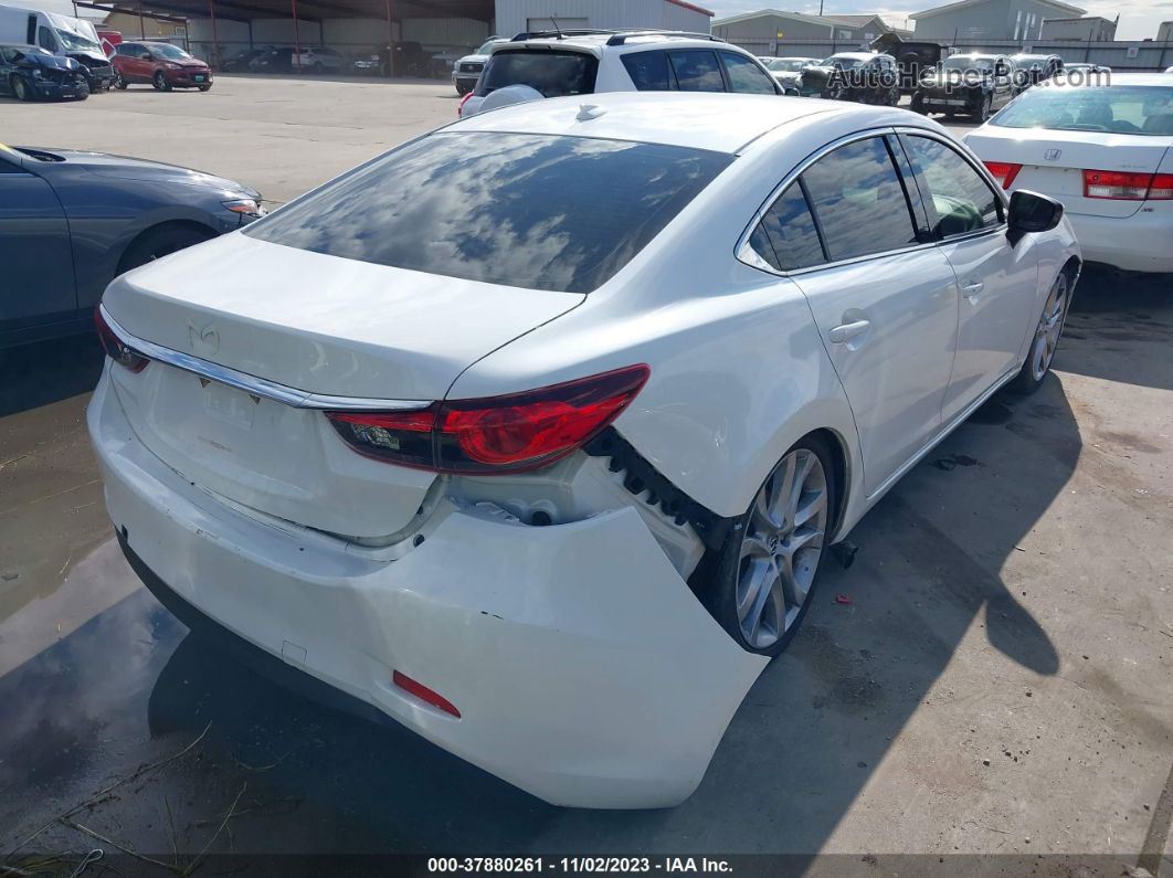 2016 Mazda Mazda6 I Touring White vin: JM1GJ1V53G1483364