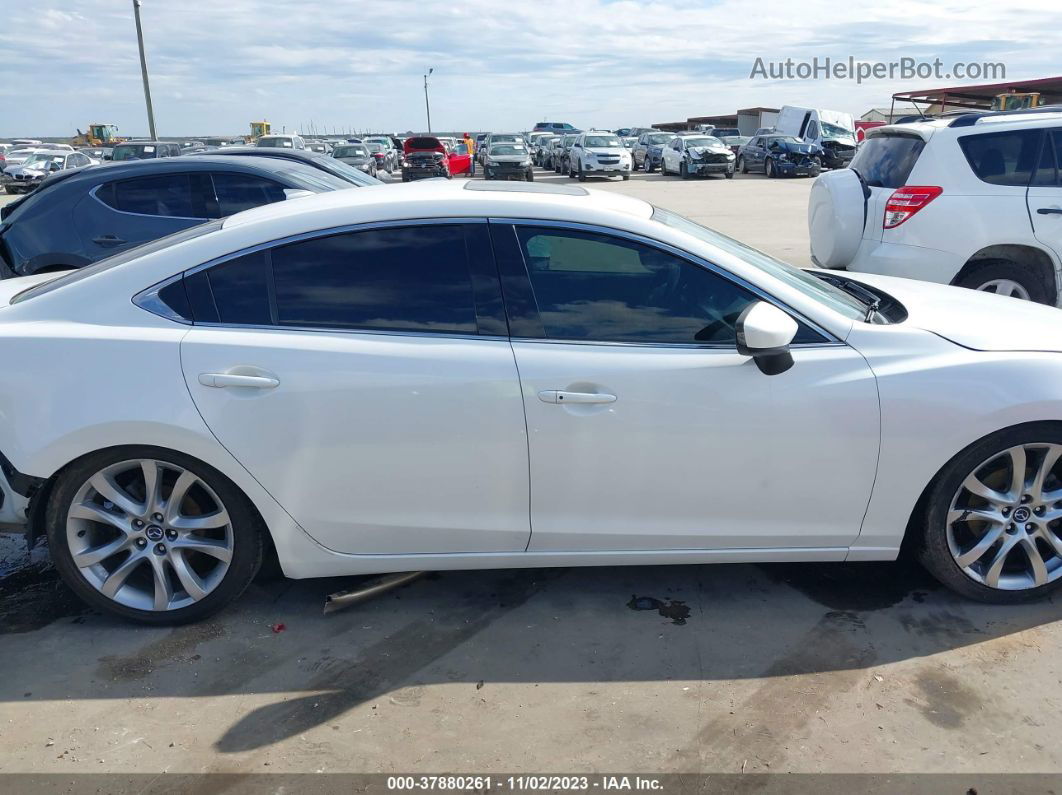 2016 Mazda Mazda6 I Touring White vin: JM1GJ1V53G1483364