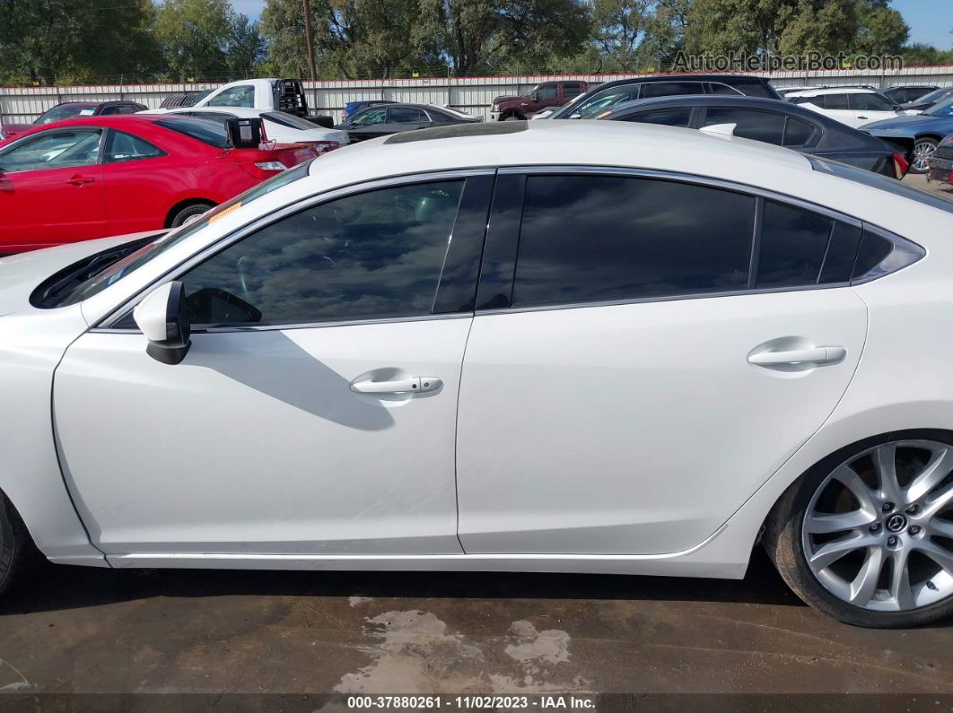 2016 Mazda Mazda6 I Touring White vin: JM1GJ1V53G1483364