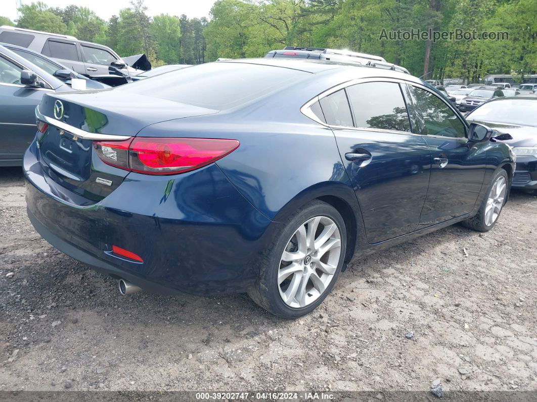 2015 Mazda Mazda6 I Touring Dark Blue vin: JM1GJ1V54F1194413