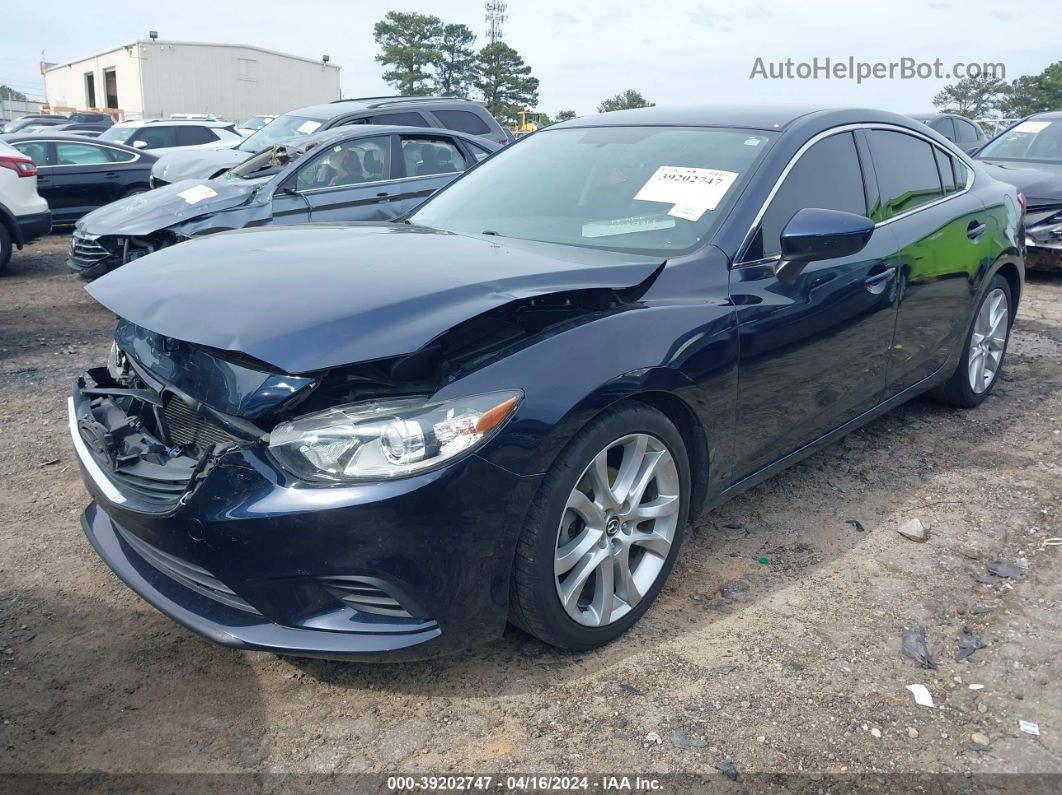 2015 Mazda Mazda6 I Touring Dark Blue vin: JM1GJ1V54F1194413