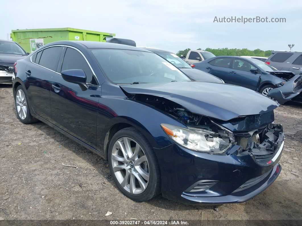 2015 Mazda Mazda6 I Touring Dark Blue vin: JM1GJ1V54F1194413