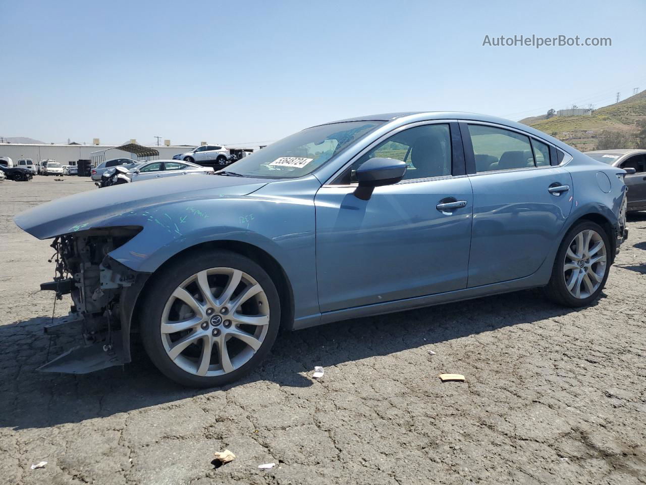 2015 Mazda 6 Touring Teal vin: JM1GJ1V54F1204888