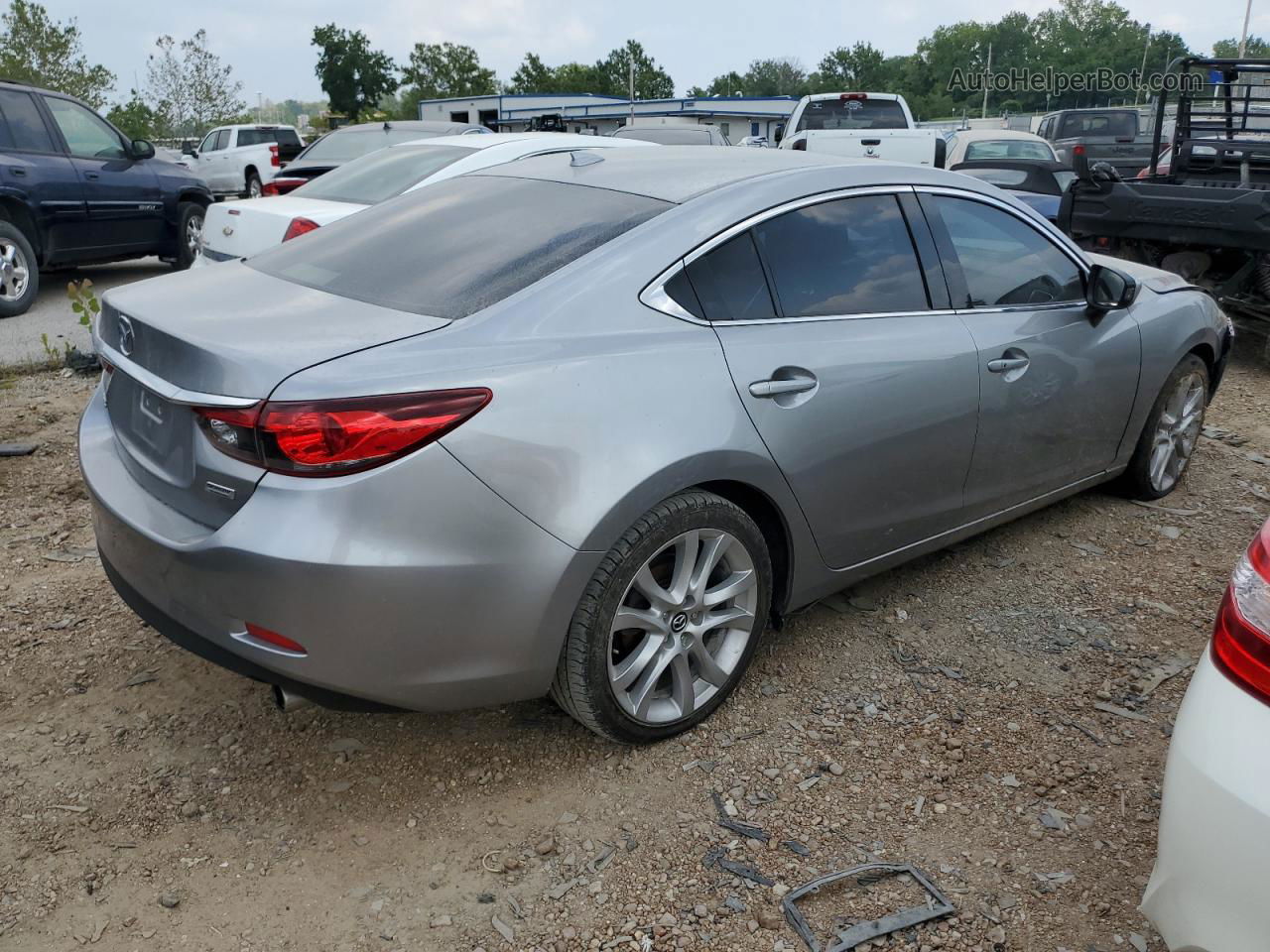 2015 Mazda 6 Touring Silver vin: JM1GJ1V54F1207032