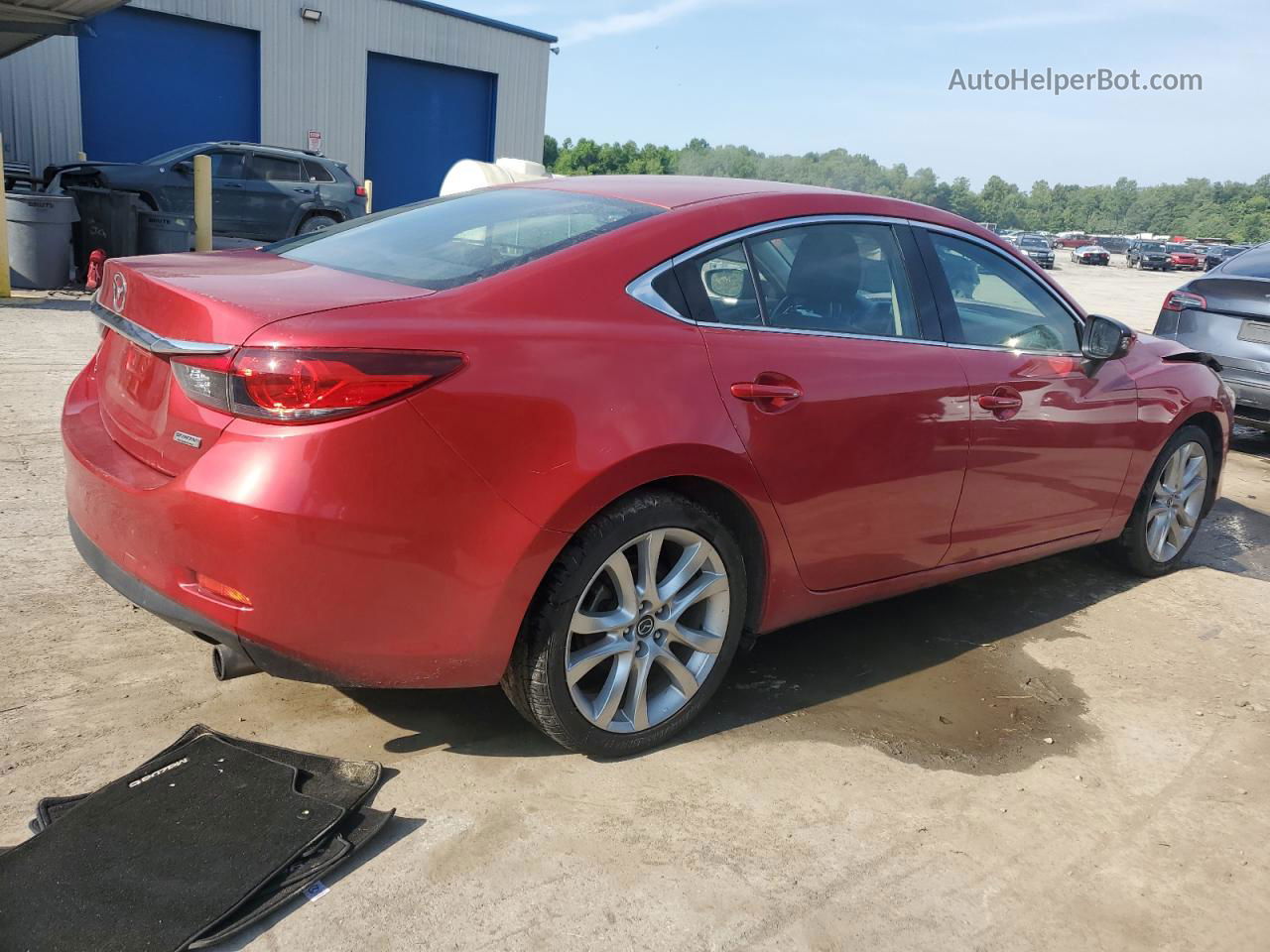 2015 Mazda 6 Touring Red vin: JM1GJ1V54F1207192