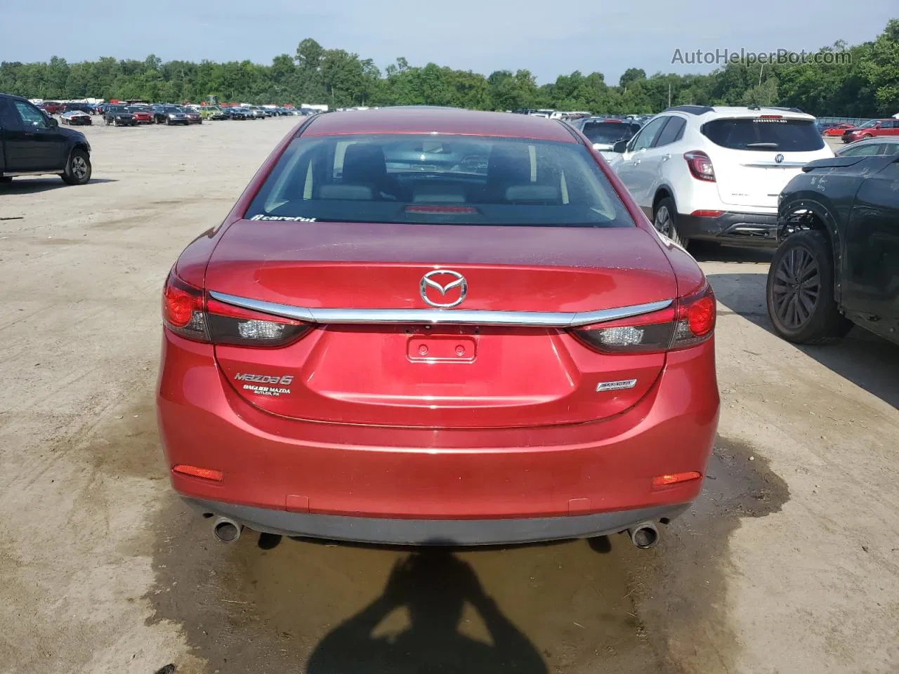 2015 Mazda 6 Touring Red vin: JM1GJ1V54F1207192